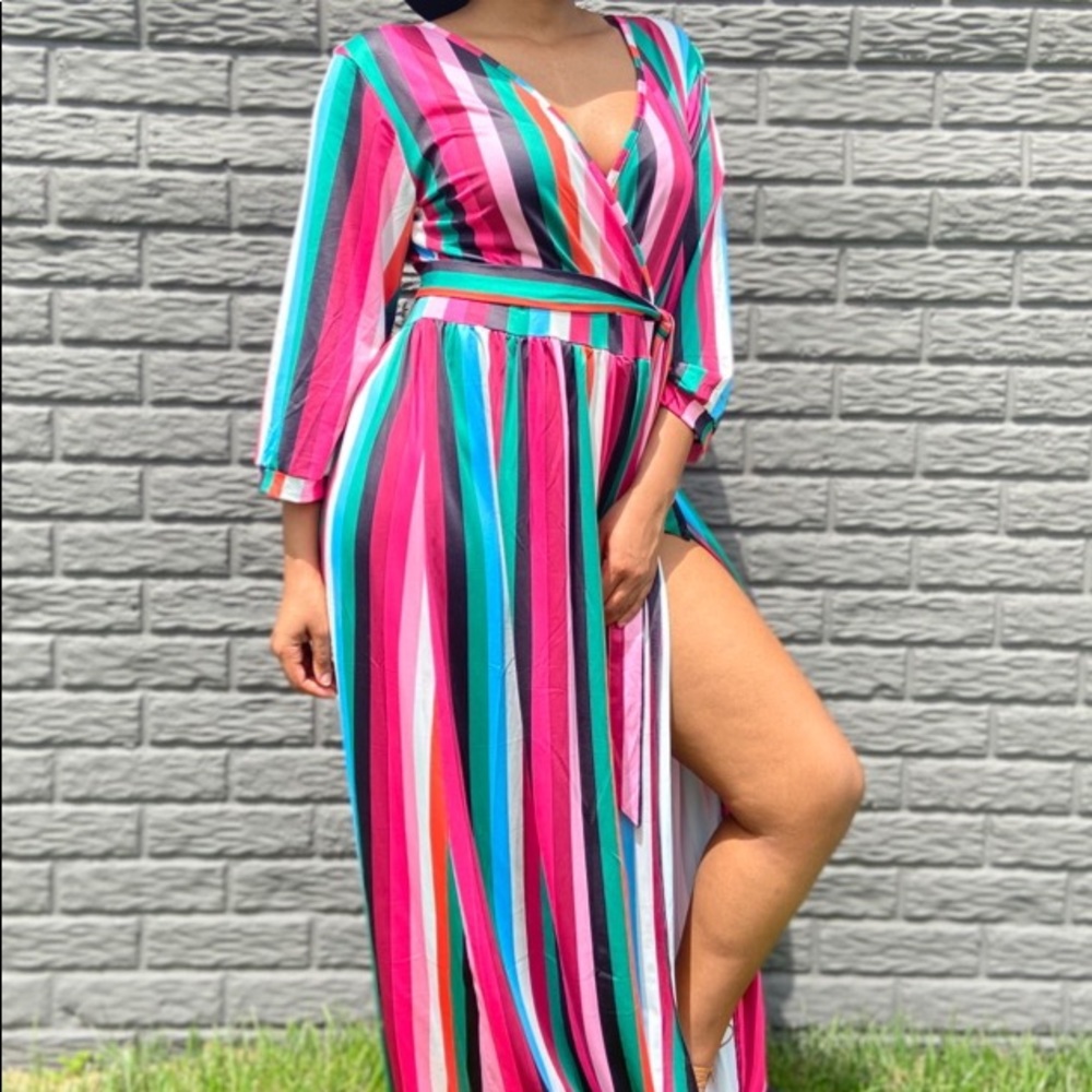 Striped Maxi Dress